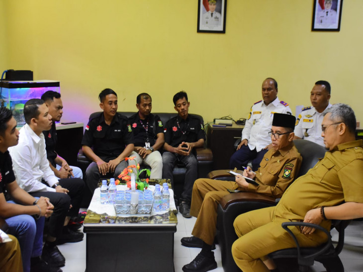 Asisten III Terima Audiensi Pengurus Ikatan Persaudaraan Driver Ambulance Kabupaten Kampar