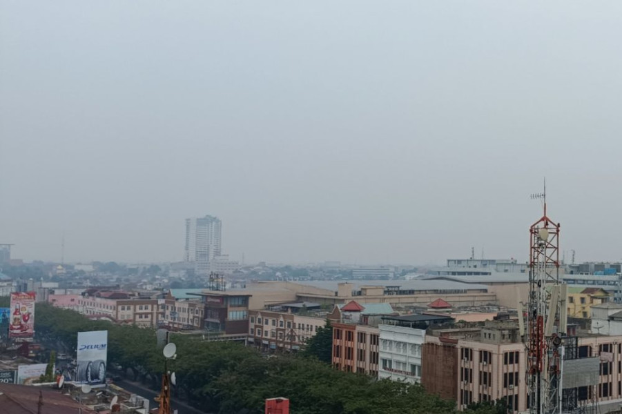 Kabut Asap di Pekanbaru, BPBD Riau : Kiriman dari Provinsi Tetangga