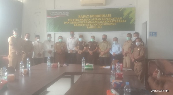 Kejari Kuansing Gelar Rakor Pakem 