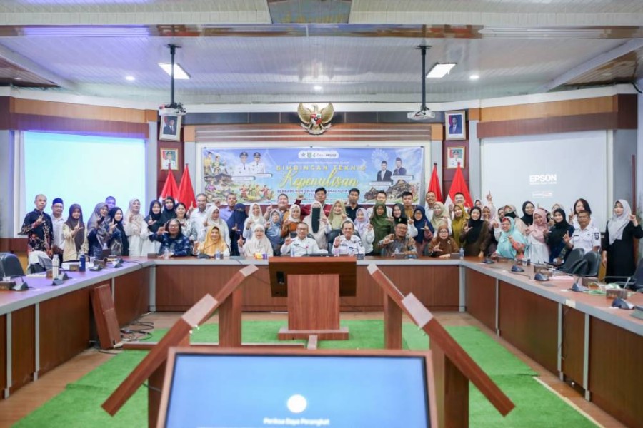 Puluhan Peserta ikuti Pelaksanaan Bimtek Kepenulisan yang digelar Dispersip Kota Dumai