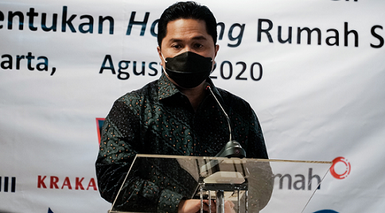 Erick Thohir Lapor ke Ma'ruf Amin Tentang  Vaksin Covid-19 Halal  Jadi Prioritas