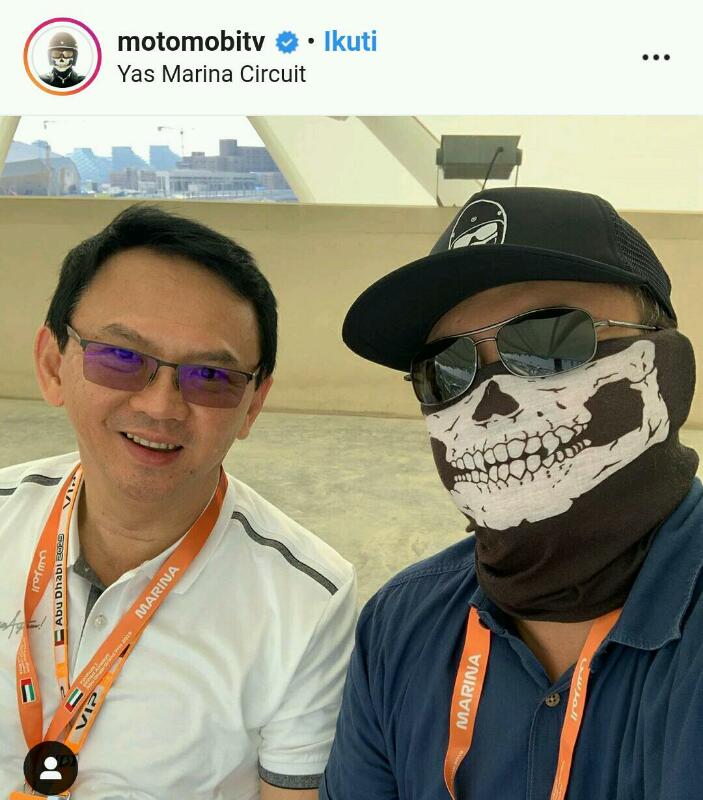 Ahok BTP Kedapatan Nonton Formula 1 di Abu Dhabi