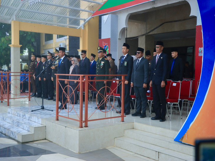 Bupati Kampar Jadi Inspektur Upacara Peringatan Hari Lahir Pancasila Tahun 2026