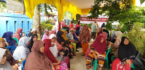 Eka Hospital, IKPI dan Kecamatan Rumbai Pesisir Gelar Aksi Soal Peduli Dampak Asap