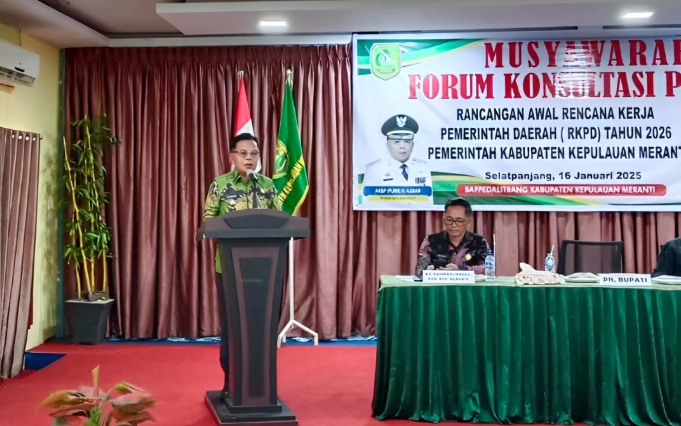Buka Forum Konsultasi Publik RKPD, Asmar Ajak Masyarakat Berperan Aktif dalam Pembangunan Daerah