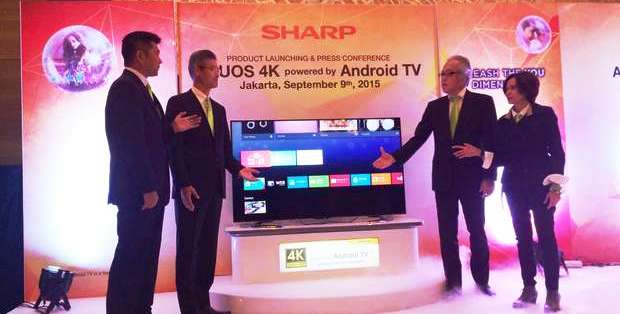 Keren, Sharp Luncurkan TV Android Beresolusi 4K Ultra HD