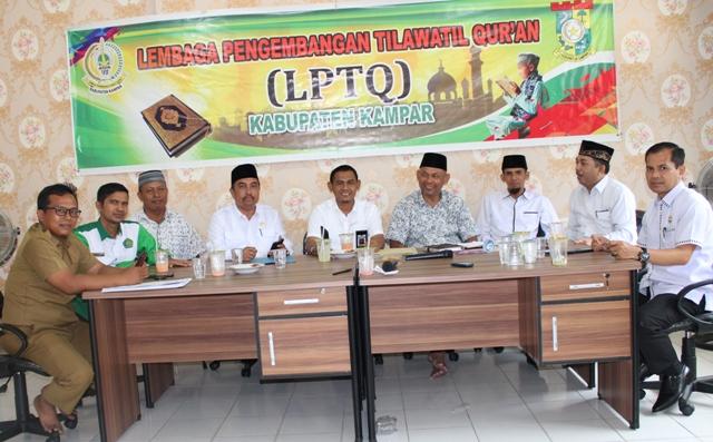 Gelar Rapat, LPTQ Kampar Bahas Masalah Perhakiman dan Kepanitiaan MTQ