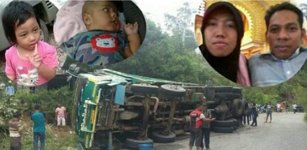 Niat Menemani Ayah dan Ibu Berjualan Sayuran, Dua Bayi Malang Ini Ikut Tewas Ditimpa Truk 10 Roda...