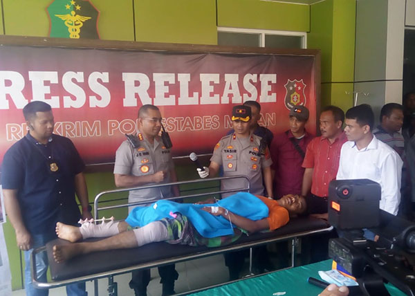 Paten! Polisi Tangkap Pelaku Pembunuhan Siswa SMK Tamsis Diski, Lutut dan Mata Kaki Didor