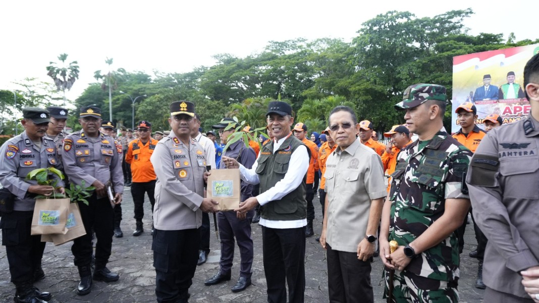 Bupati Herman Tekankan Peningkatan Patroli dan Larangan Membuka Lahan dengan Cara Membakar Saat Apel Siaga Karhutla 2026