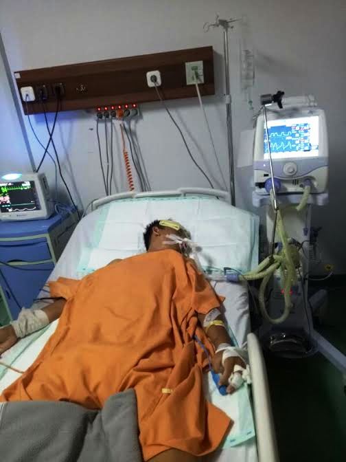 Mohon Bantuan.. Didiagnosa Gagal Ginjal, Jurnalis di Riau Terbaring Lemah di Rumah Sakit