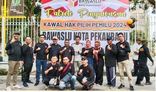 Bawaslu Kota Pekanbaru Adakan Soft Opening Posko Keliling Kawal Hak Pilih