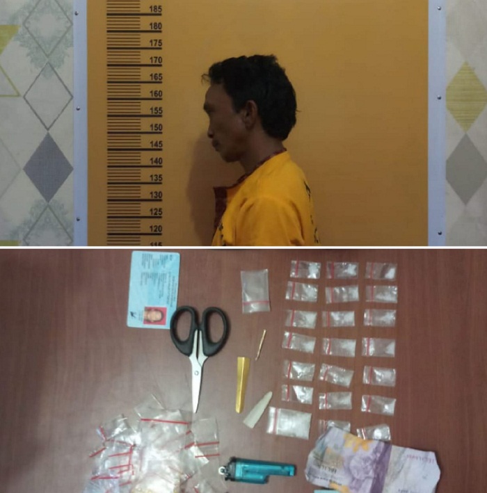 Lagi di Kamar Tidur, Pria Ini Diamankan Tim Opsnal Polsek Bangko, Perkaranya Narkoba Lagi