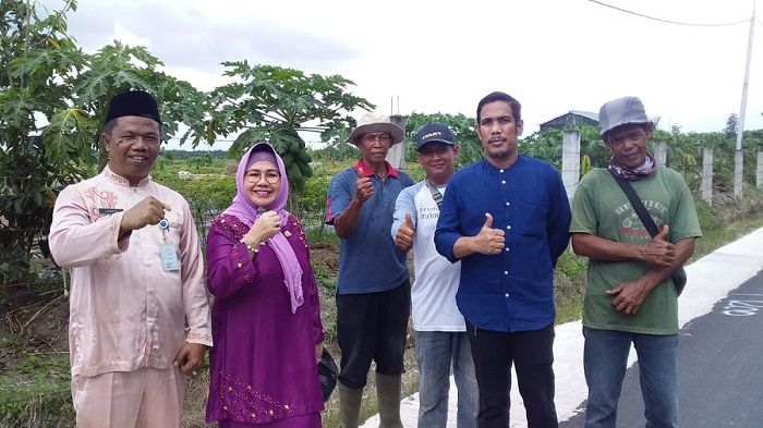 Kadis Ketahanan Pangan Pekanbaru Tinjau Lokasi Si CANTIG