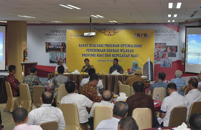 KPK RI Kumpulkan Seluruh Direksi dan Komisaris BUMD Provinsi Riau di Bank Riau Kepri