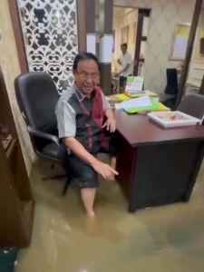 Rumah Dinas Bupati Indragiri Hilir Kebanjiran, Ini Penampakannya