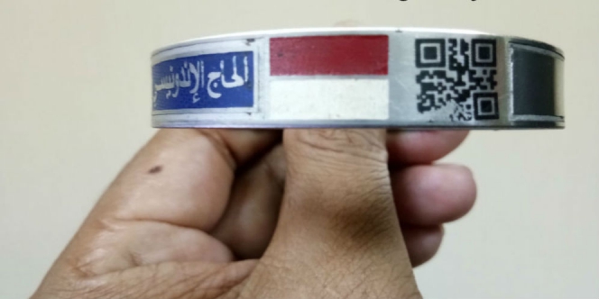 PATEN...Gelang Jemaah Haji 2018 Asal Indonesia Dilengkapi QR Code Hingga Tahan Api
