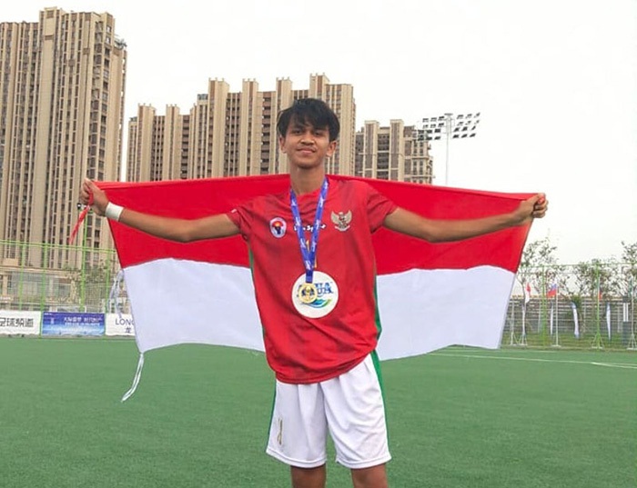Keren! Pelajar Asal Bengkalis Alif Saviola Ikut Bantu Tim Pelajar U-16 Kemenpora Juara Gothia Cup Cina di Qingdao  