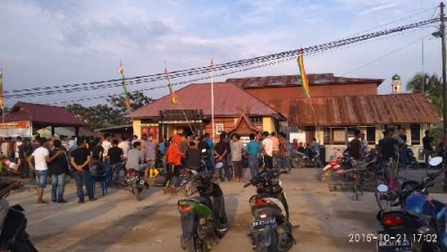 Terkait Visum Mayat Pemuda Gantung Diri, Puluhan Warga Datangi Polsek GAS