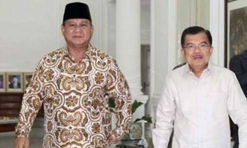 Diam-diam, Prabowo Bertemu Jusuf Kalla Kemarin Sore, Bahas Apa?