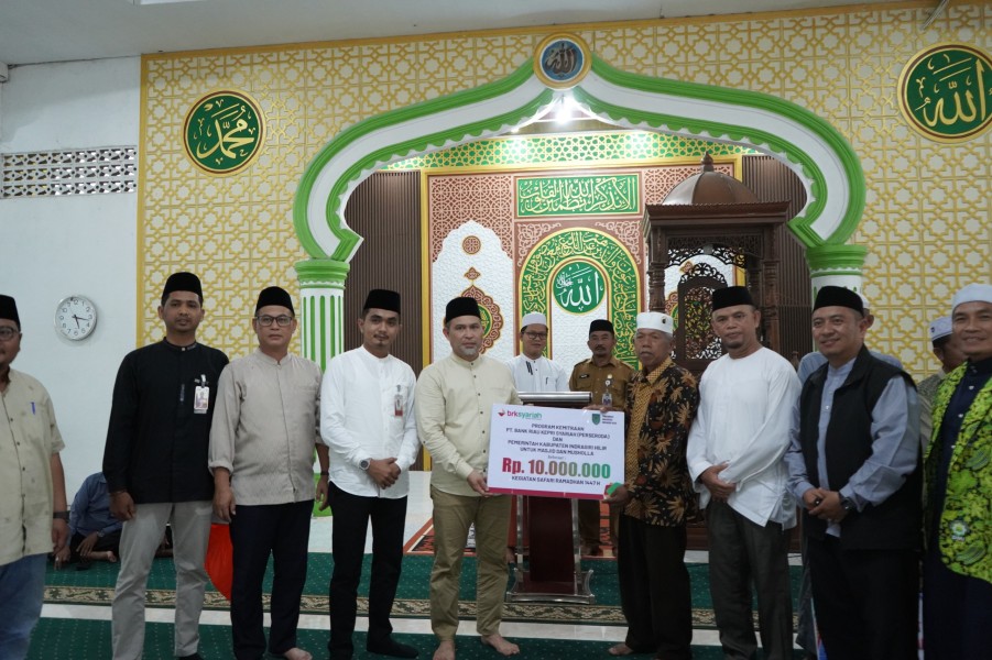 Safari Ramadhan 1447 H/2026 M di Sungai Batang, Bupati Inhil Diwakili Staf Ahli Muammar Qaddafi