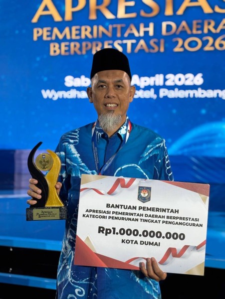 Kota Dumai Sabet Juara 3 Nasional di Ajang Apresiasi Daerah Berprestasi 2026