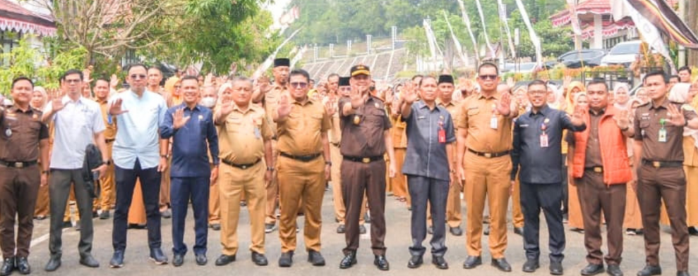Cegah Korupsi Sejak Dini, Kejari Kuansing Gelar Kampanye Anti Korupsi