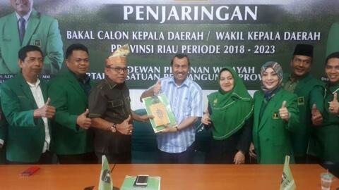 Syamsuar Kembalikan Formulir ke PPP Riau