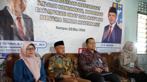 BBPOM Pekanbaru Sosialisasikan Keamanan Kosmetik di Desa Batu Langkah Kecil