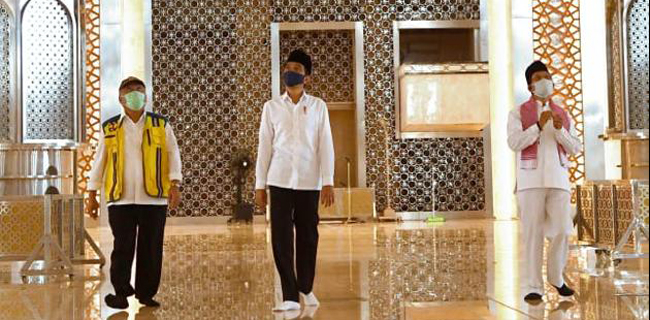 Sambangi Istiqlal, Jokowi Minta Pengelola Masjid Siapkan Protokol Kesehatan 