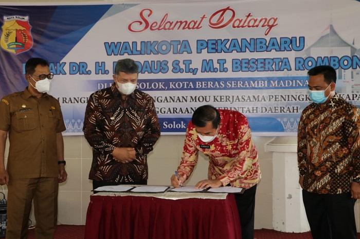 Pekanbaru jadi Kota Percontohan Solok