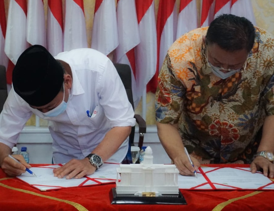Pengembangan SDM, Pemda Rohil Teken MoU Dengan Balai Diklat Industri Medan