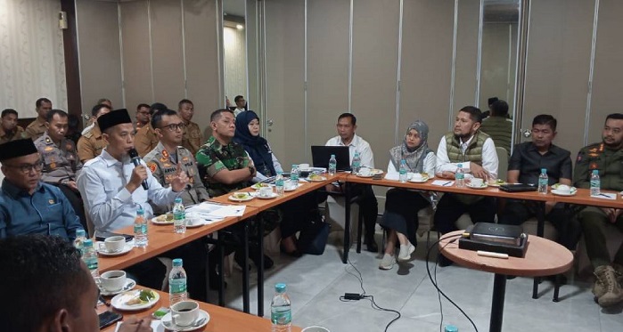 Cari Solusi Pertanahan, Wako H Paisal Pimpin Rapat Forkopimda Bersama PHR dan BPN