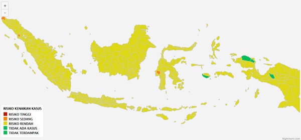 Daerah Zona Hijau Covid-19 di Indonesia Kembali Bertambah, Ini Yang Terbaru...