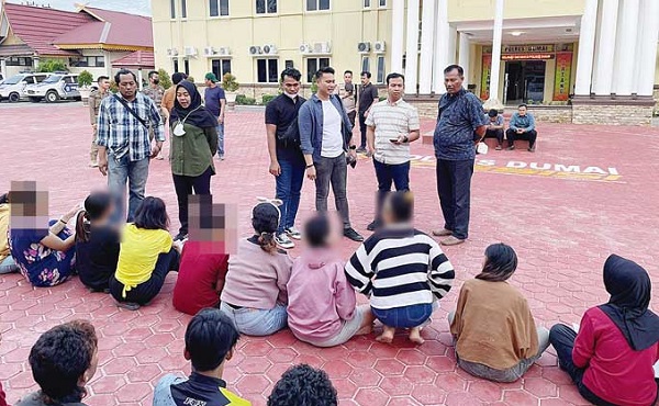 WADUH...Puluhan Remaja di Bawah Umur Diamankan Menginap di Indekos dan Wisma