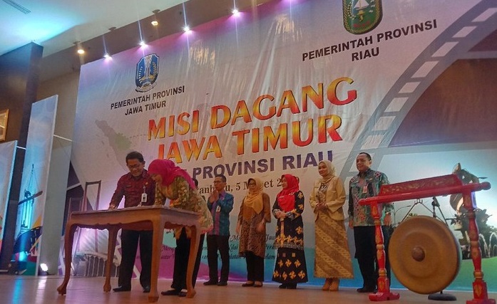 Ditutup, Total Transaksi Bisnis Misi Dagang Jatim di Riau Tembus Rp362 MIliar