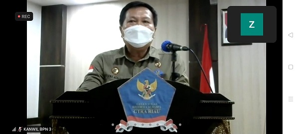 BPN/ATR Ungkap 4 Permasalahan Besar  Pertanahan di Riau, Ini Dia...