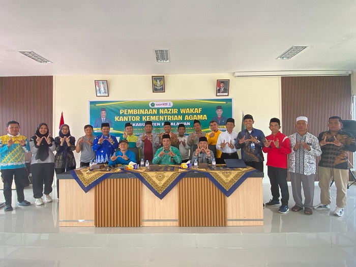 Pengelolaan Wakaf Profesional dan Produktif, Kemenag Pelalawan Gelar Pembinaan Nazir
