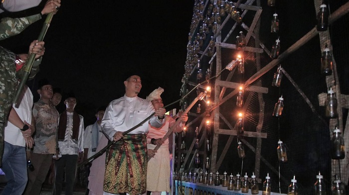 Ada Festival Lampu Colok di Kecamatan Bukit Raya