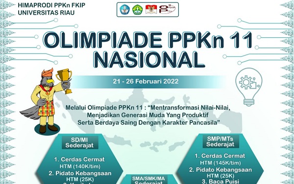 Hima PPKn Universitas Riau Gelar Olimpiade Ke-11