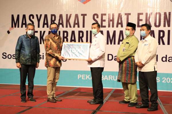 Pemko Pekanbaru Terima 1.000 Alat Rapid Test dari ACHIKO