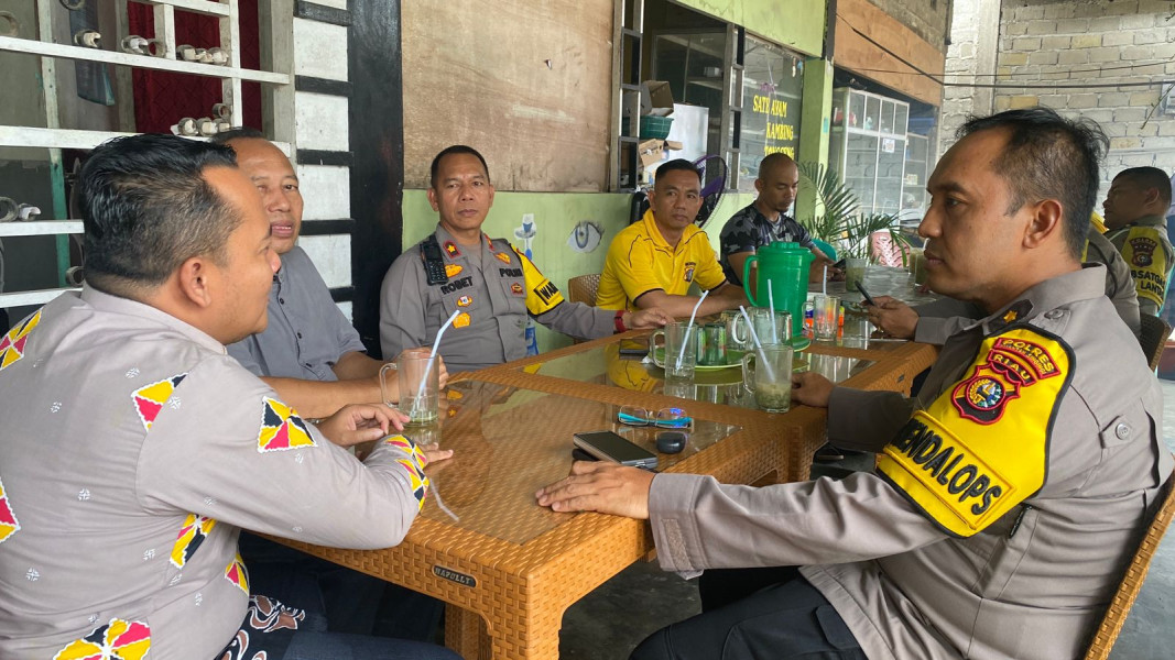 Polres Kuansing Bersama Polsek Benai Laksanakan Cooling System Pasca Pilkada Serentak 2024