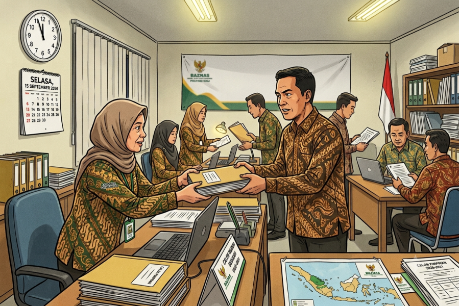 Pendaftar Calon Pimpinan Baznas Riau Ditutup, 51 Peserta Mendaftar