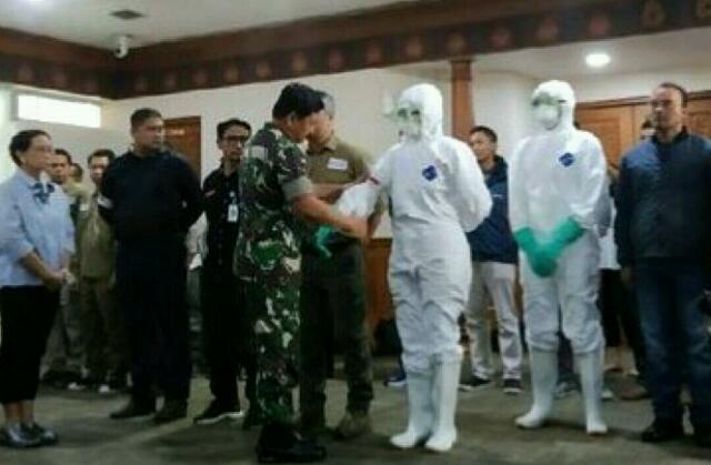 Marinir akan Tangani WNI dari Wuhan,  Komandan: Jangan Lengah, Musuh Kita Virus yang Tak Terlihat, Tetap Doa