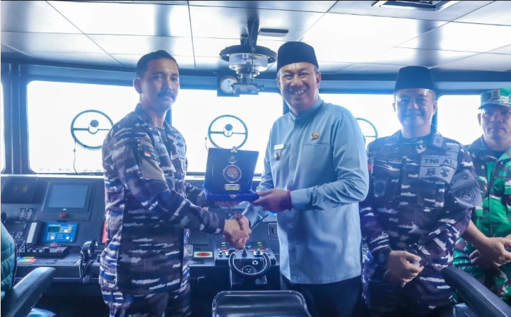 Wabup Muzamil Baharudin Kunjungi KRI Lepu 861, Tegaskan Komitmen Jaga Kedaulatan Laut dan Ekonomi Daerah