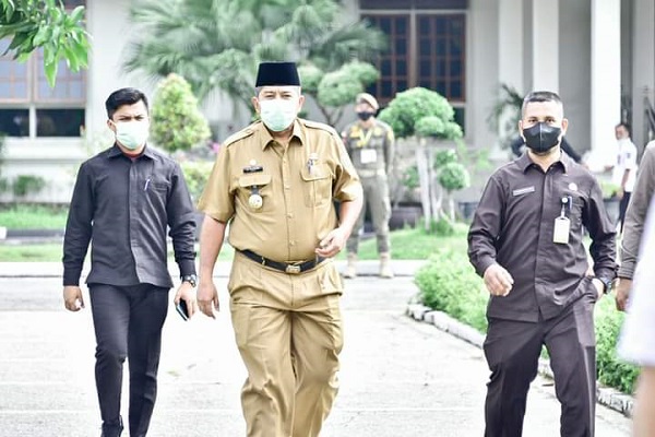 Bupati Siak : Meski Suasana Pandemi, Program Siak Hijau Tetap Berjalan