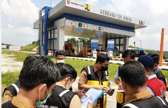 Bapenda dan Hutama Karya Lakukan Penilaian Bersama   PBB P2  Jalan Tol