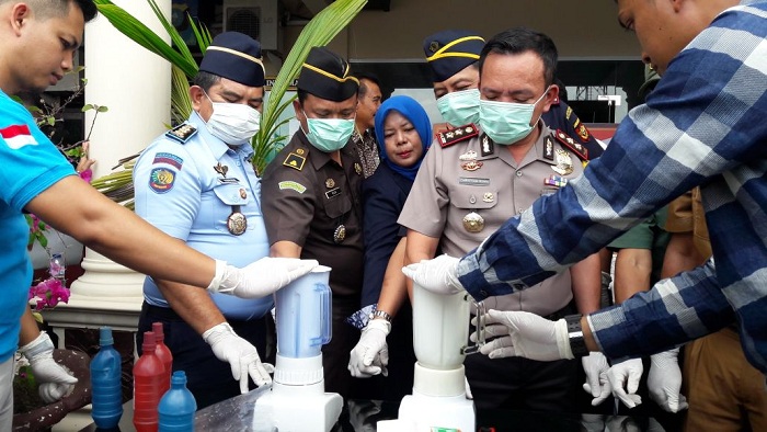 Polres Inhil Musnahkan BB Narkotika, Segini Jumlahnya