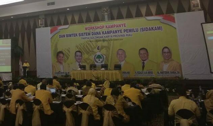 Hadirkan KPU dan Bawaslu, Golkar Riau Gelar Bimtek Pemilu