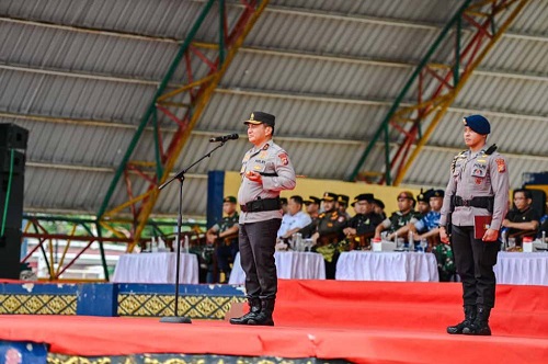 Apel Akbar Satkamling Polda Riau 2025 di Dumai Kota Idaman